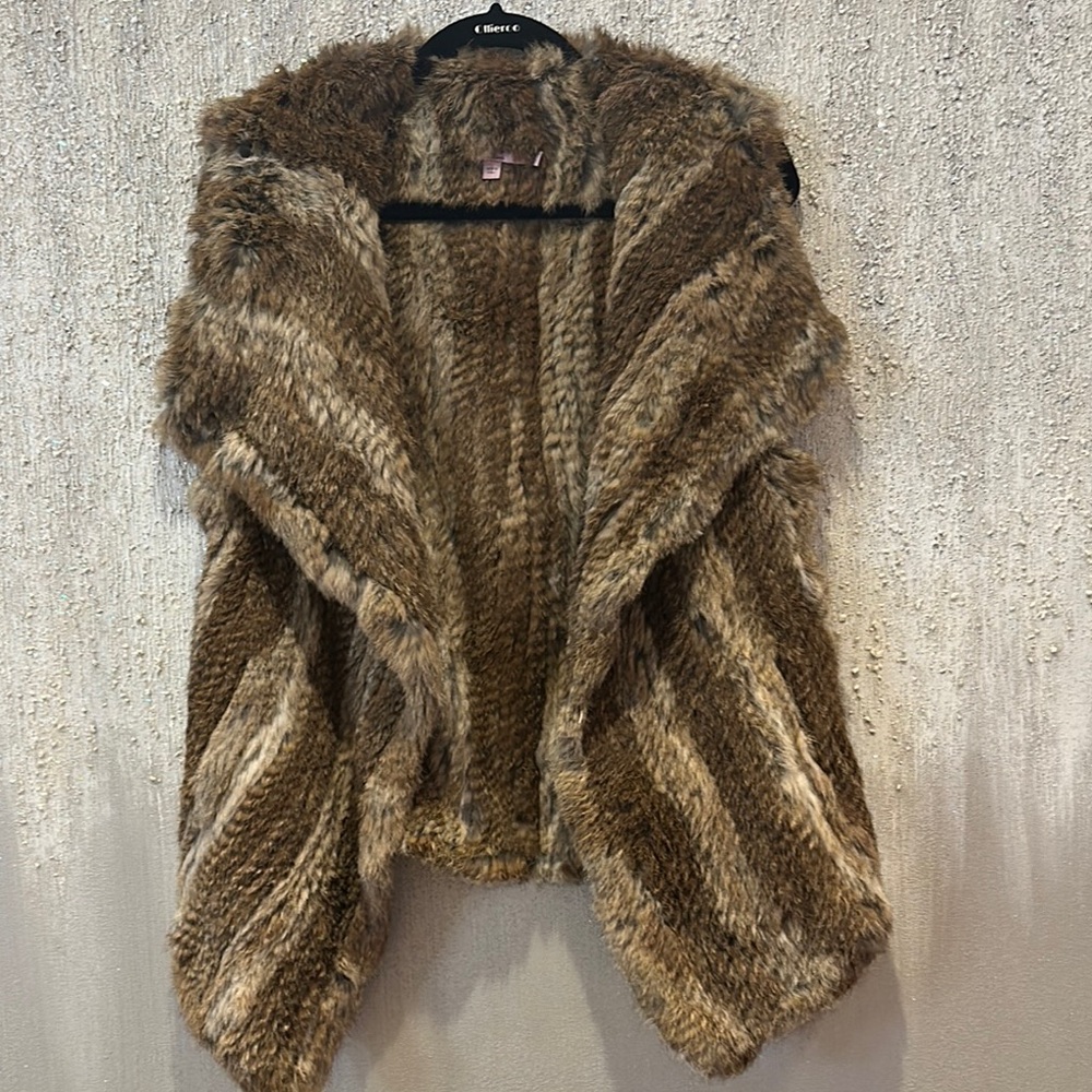 Brown Fur Vest